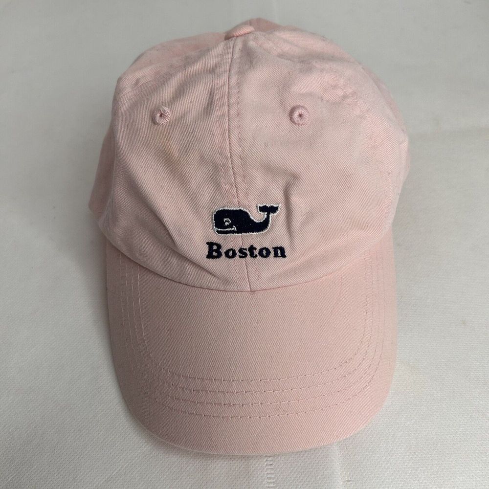 Vineyard Vines Boston Adjustable Cap Hat women's‎ One Size Pink